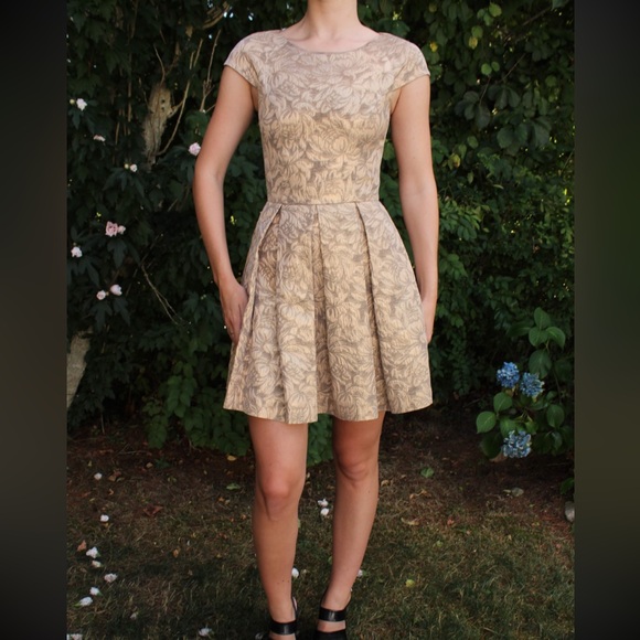 French Connection Dresses & Skirts - NWT - French Connection GOLD FRENCH CONNECTION